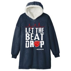 Let The Beat Drop Adenosine Gift Hooded Wearable Blanket