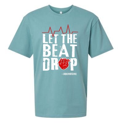 Let The Beat Drop Adenosine Gift Sueded Cloud Jersey T-Shirt