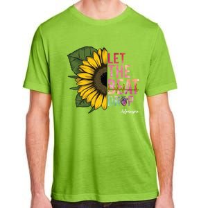 Let The Beat Drop Adenosine Best Nursing Nurse Sunflower Great Gift Adult ChromaSoft Performance T-Shirt