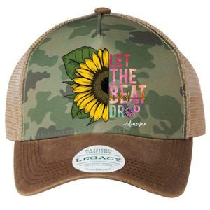 Let The Beat Drop Adenosine Best Nursing Nurse Sunflower Great Gift Legacy Tie Dye Trucker Hat