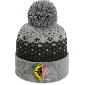 Let The Beat Drop Adenosine Best Nursing Nurse Sunflower Great Gift The Baniff Cuffed Pom Beanie