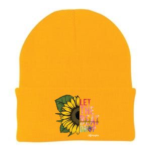 Let The Beat Drop Adenosine Best Nursing Nurse Sunflower Great Gift Knit Cap Winter Beanie