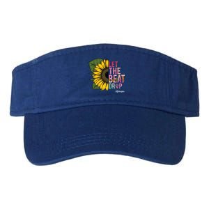 Let The Beat Drop Adenosine Best Nursing Nurse Sunflower Great Gift Valucap Bio-Washed Visor