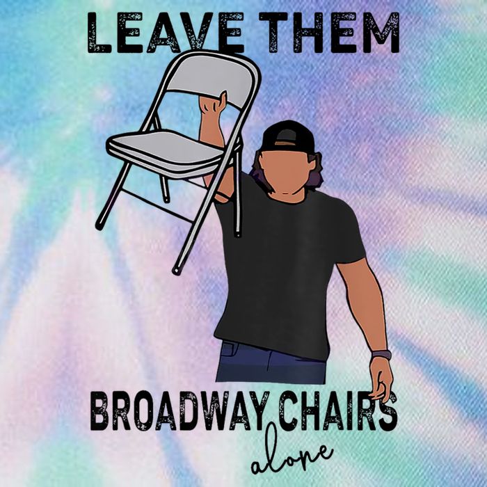 Leave Them Broadway Chairs Alone Legacy Tie Dye Trucker Hat