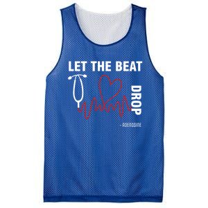 Let The Beat Drop Adenosine Funny Nurse Let The Beat Drop Great Gift Mesh Reversible Basketball Jersey Tank