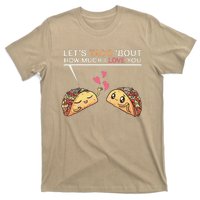 Let's Taco Bout How Much I Love You Valentine's Day Cute Pun T-Shirt