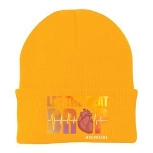 Let The Beat Drop Adenosine Graphic Nurse Gift Print Gift Knit Cap Winter Beanie