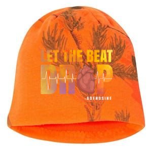 Let The Beat Drop Adenosine Graphic Nurse Gift Print Gift Kati - Camo Knit Beanie