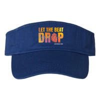 Let The Beat Drop Adenosine Graphic Nurse Gift Print Gift Valucap Bio-Washed Visor