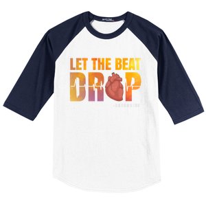 Let The Beat Drop Adenosine Graphic Nurse Gift Print Gift Baseball Sleeve Shirt