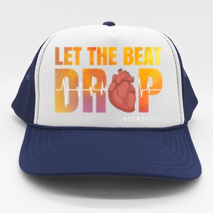 Let The Beat Drop Adenosine Graphic Nurse Gift Print Gift Trucker Hat