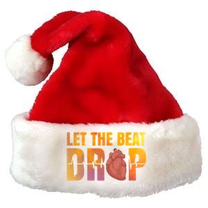 Let The Beat Drop Adenosine Graphic Nurse Gift Print Gift Premium Christmas Santa Hat