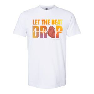 Let The Beat Drop Adenosine Graphic Nurse Gift Print Gift Softstyle CVC T-Shirt