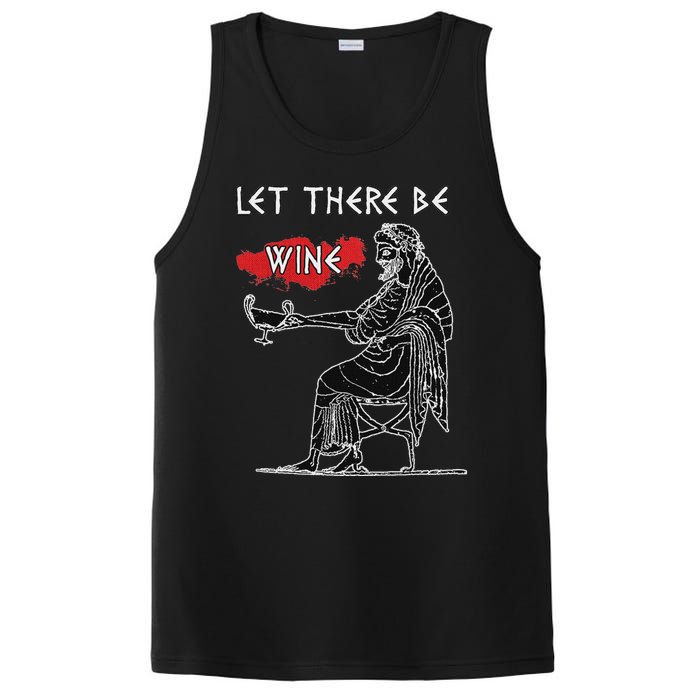 Let There Be Wine Funny Dionysus God Of Wine PosiCharge Competitor Tank