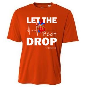 Let The Beat Drop Adenosine Nurse Nursing Great Gift Cooling Performance Crew T-Shirt