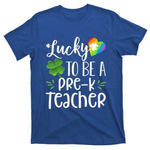 Lucky To Be A Pre K Teacher Lucky Shamrock St Patrick's Day Meaningful Gift T-Shirt