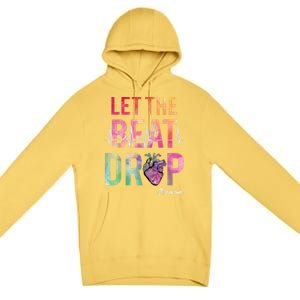 Let The Beat Drop Adenosine Cute Gift Funny Nurses Cute Gift Premium Pullover Hoodie