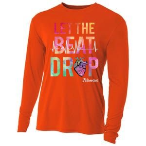 Let The Beat Drop Adenosine Cute Gift Funny Nurses Cute Gift Cooling Performance Long Sleeve Crew