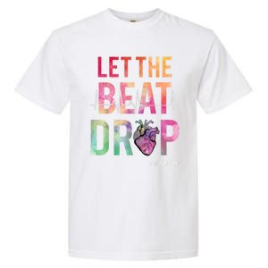 Let The Beat Drop Adenosine Cute Gift Funny Nurses Cute Gift Garment-Dyed Heavyweight T-Shirt