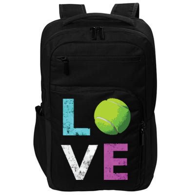 Love Tennis Best Fun Birthday Gift Impact Tech Backpack