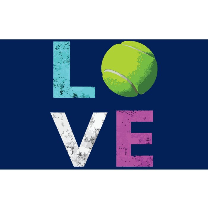 Love Tennis Best Fun Birthday Gift Bumper Sticker