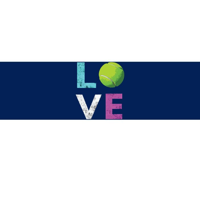 Love Tennis Best Fun Birthday Gift Bumper Sticker