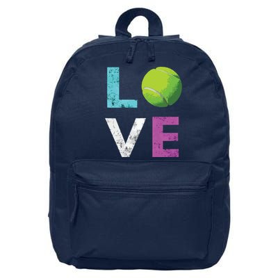 Love Tennis Best Fun Birthday Gift 16 in Basic Backpack