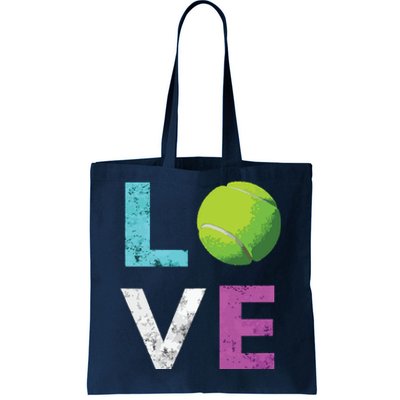 Love Tennis Best Fun Birthday Gift Tote Bag