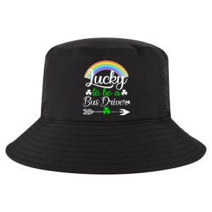 Lucky To Be A Bus Driver St Patrick's Day Bus Drivers Gift Cool Comfort Performance Bucket Hat