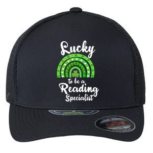 Lucky To Be A Reading Specialist St Patricks Day Irish Funny Gift Flexfit Unipanel Trucker Cap