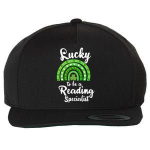 Lucky To Be A Reading Specialist St Patricks Day Irish Funny Gift Wool Snapback Cap