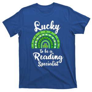 Lucky To Be A Reading Specialist St Patricks Day Irish Funny Gift T-Shirt