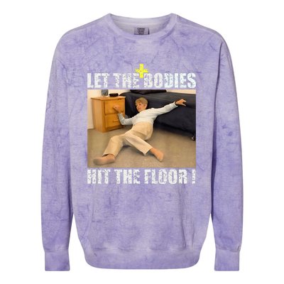 Let The Bodies Hit The Floor Colorblast Crewneck Sweatshirt