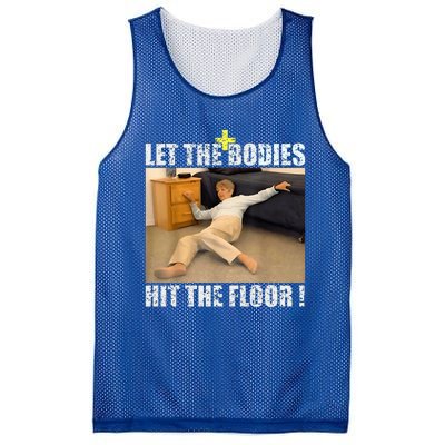 Let The Bodies Hit The Floor Mesh Reversible Basketball Jersey Tank