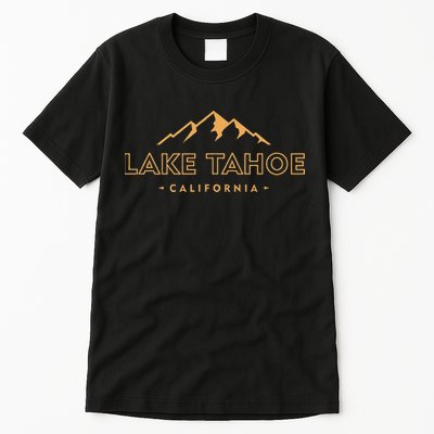Lake Tahoe California Retro Mountain Souvenir Tall T-Shirt