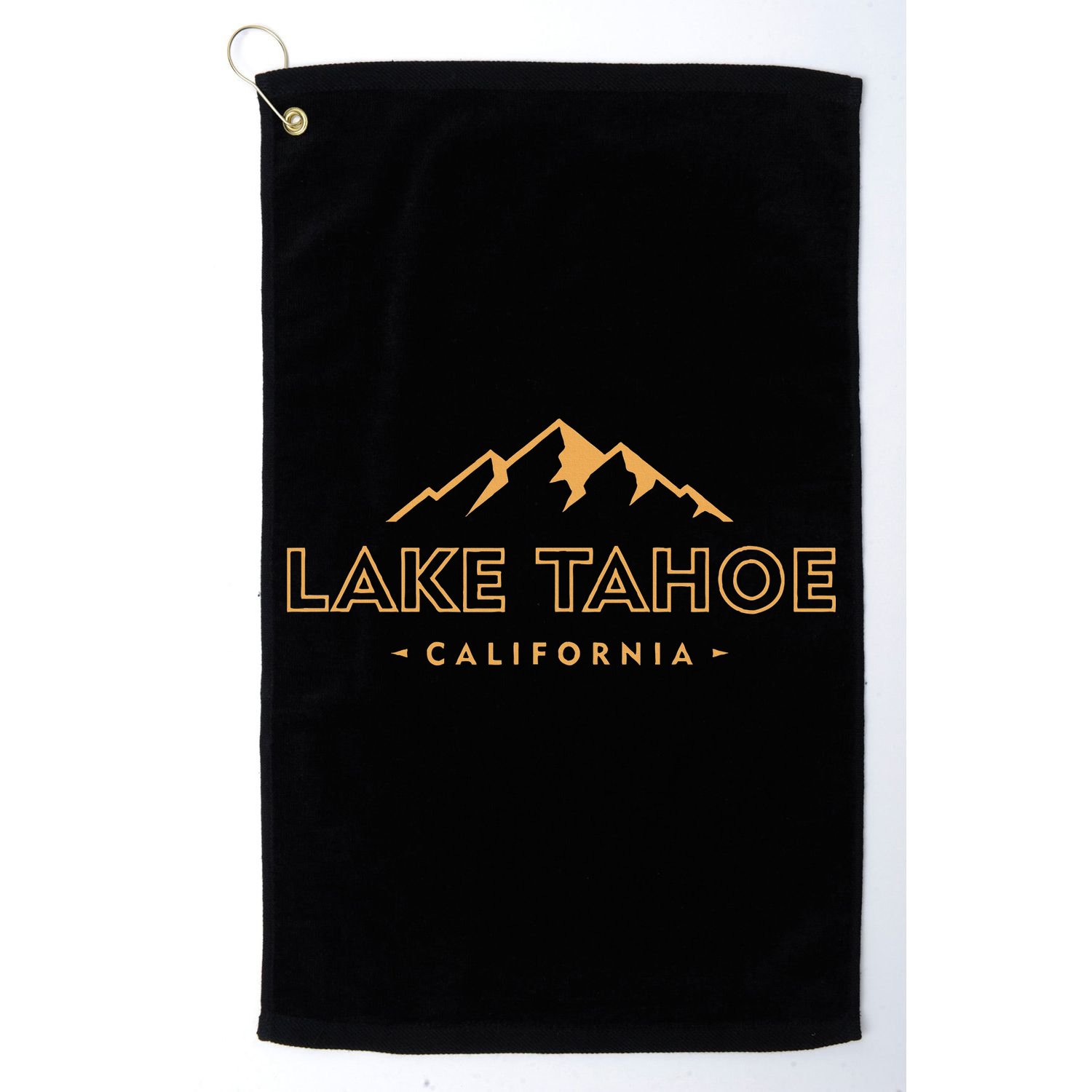 Lake Tahoe California Retro Mountain Souvenir Golf Towel