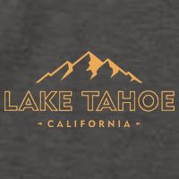 Lake Tahoe California Retro Mountain Souvenir Vector Backpack