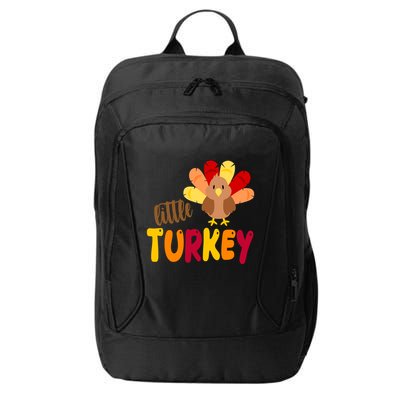 Little Turkey Cute Thanksgiving Holiday City Backpack