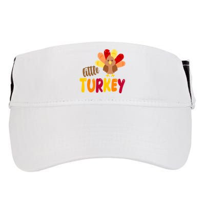 Little Turkey Cute Thanksgiving Holiday Adult Drive Performance Visor