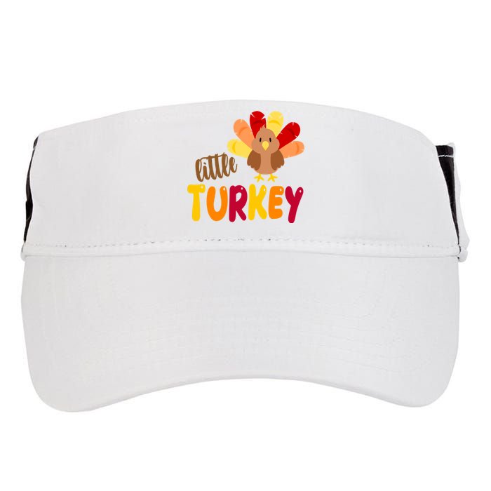 Little Turkey Cute Thanksgiving Holiday Adult Drive Performance Visor