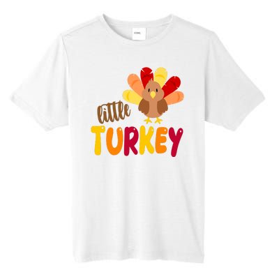 Little Turkey Cute Thanksgiving Holiday Tall Fusion ChromaSoft Performance T-Shirt