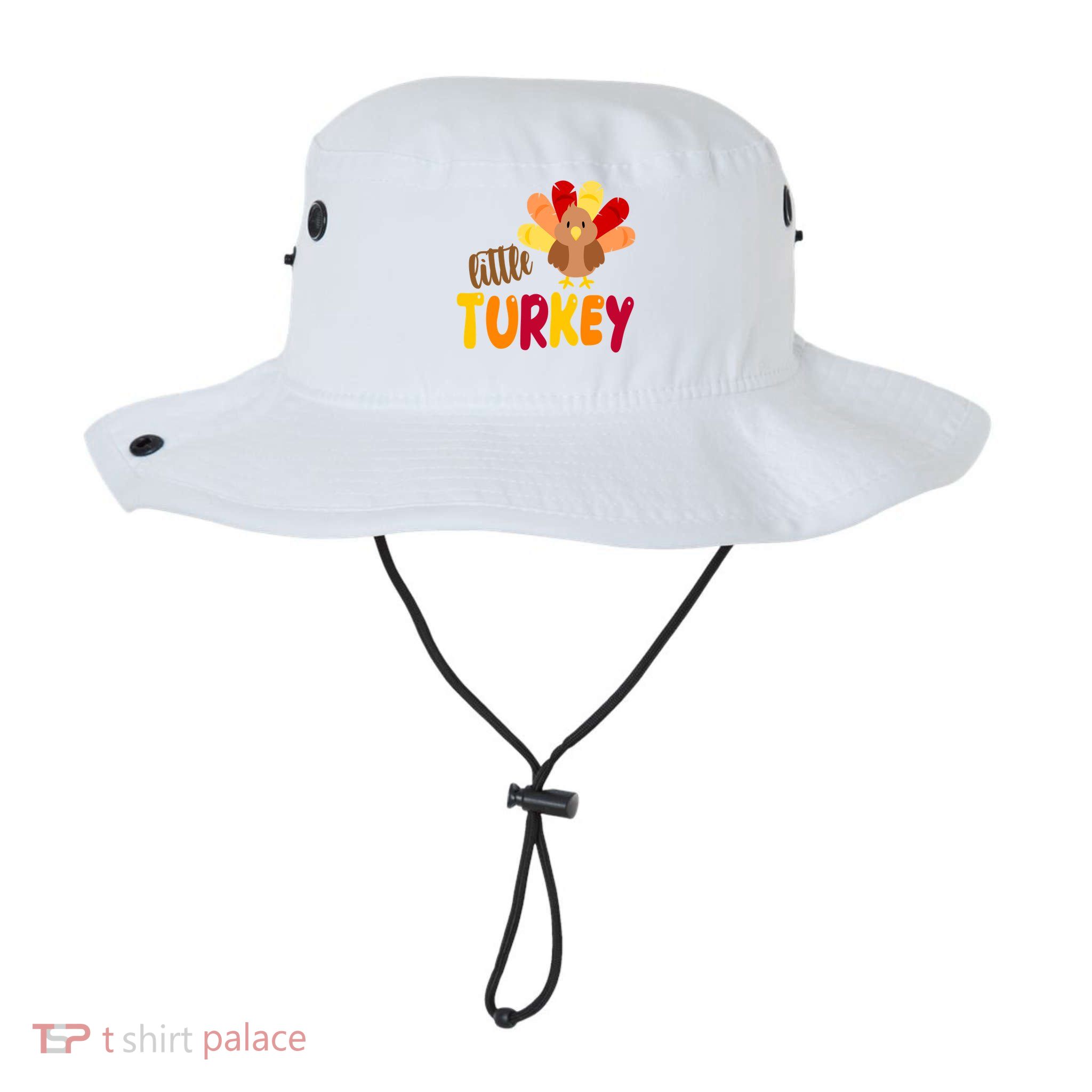 Little Turkey Cute Thanksgiving Holiday Bucket Hat