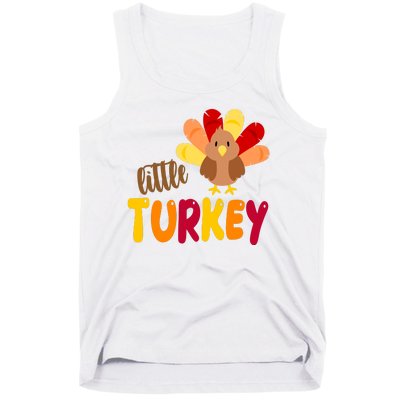 Little Turkey Cute Thanksgiving Holiday Tank Top