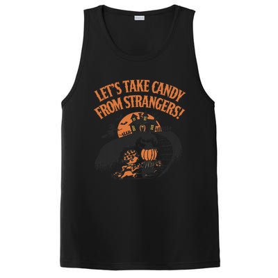 LetS Take Candy From Strangers Halloween PosiCharge Competitor Tank