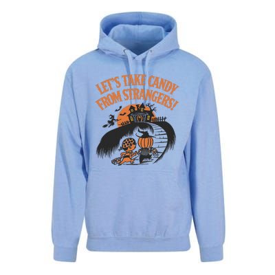 LetS Take Candy From Strangers Halloween Unisex Surf Hoodie