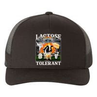 Lactose Tolerant Cow Milk Cow Apparel Farmers Yupoong Adult 5-Panel Trucker Hat