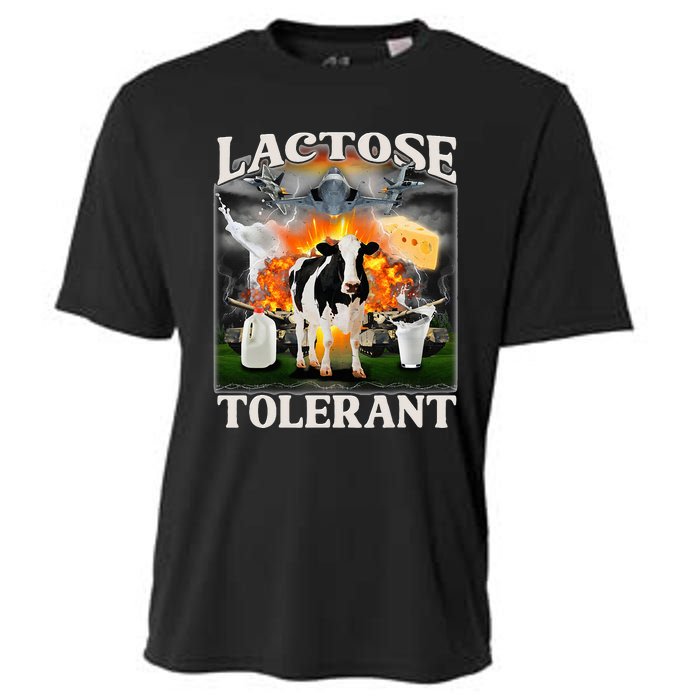 Lactose Tolerant Cow Milk Cow Apparel Farmers Cooling Performance Crew T-Shirt