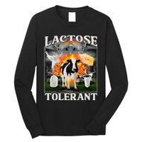 Lactose Tolerant Cow Milk Cow Apparel Farmers Long Sleeve Shirt