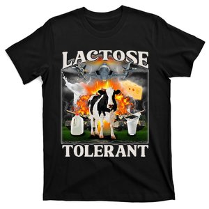 Lactose Tolerant Cow Milk Cow Apparel Farmers T-Shirt