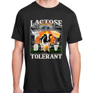 Lactose Tolerant Cow Milk Cow Apparel Farmers Adult ChromaSoft Performance T-Shirt